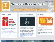 Tablet Screenshot of humanosdireitos.org